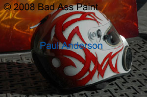 custom paint helmet